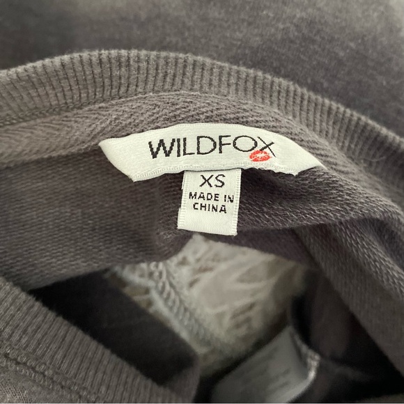 NEW Wildfox Easy Does It Crewneck Oversized Sweatshirt, Sz XS - Picture 8 of 9